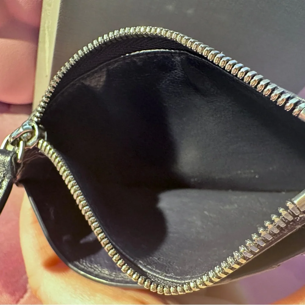 Balenciaga Men’s Long Coin and Card Holder (Like-New; Navy)
